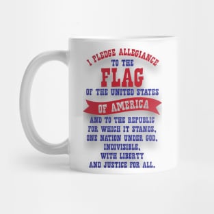 America Pledge Of Allegiance Mug
